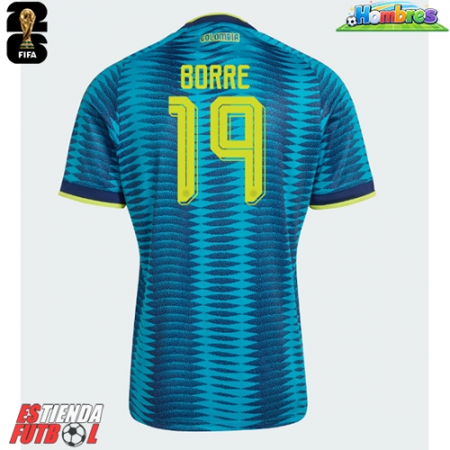 Colombia Rafael Santos Borre #19 Segunda Equipación Mundial 2026 Manga Corta